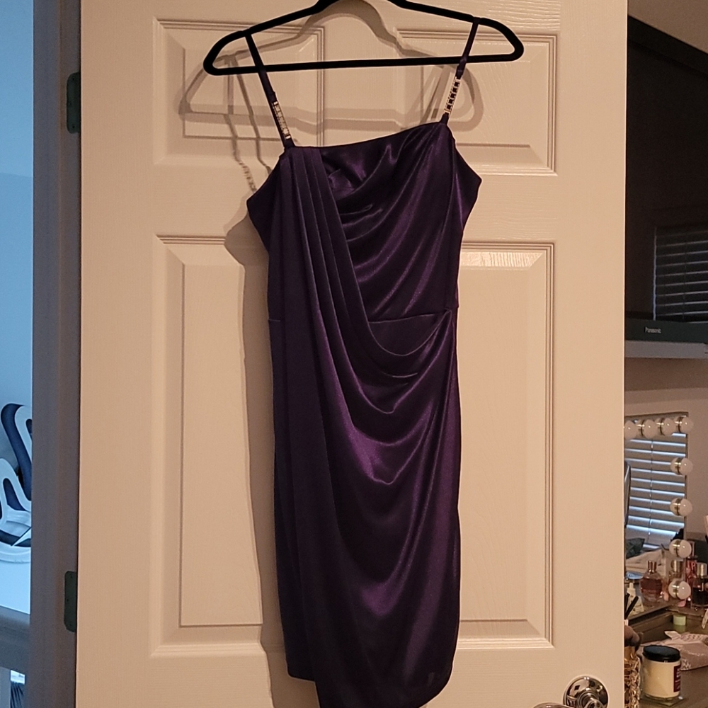 Purple Cocktail Dress